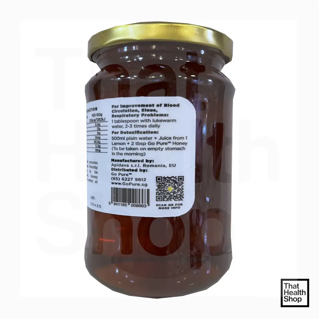 [GO PURE] Acacia Honey 100% Natural Product (500g)_03.webp