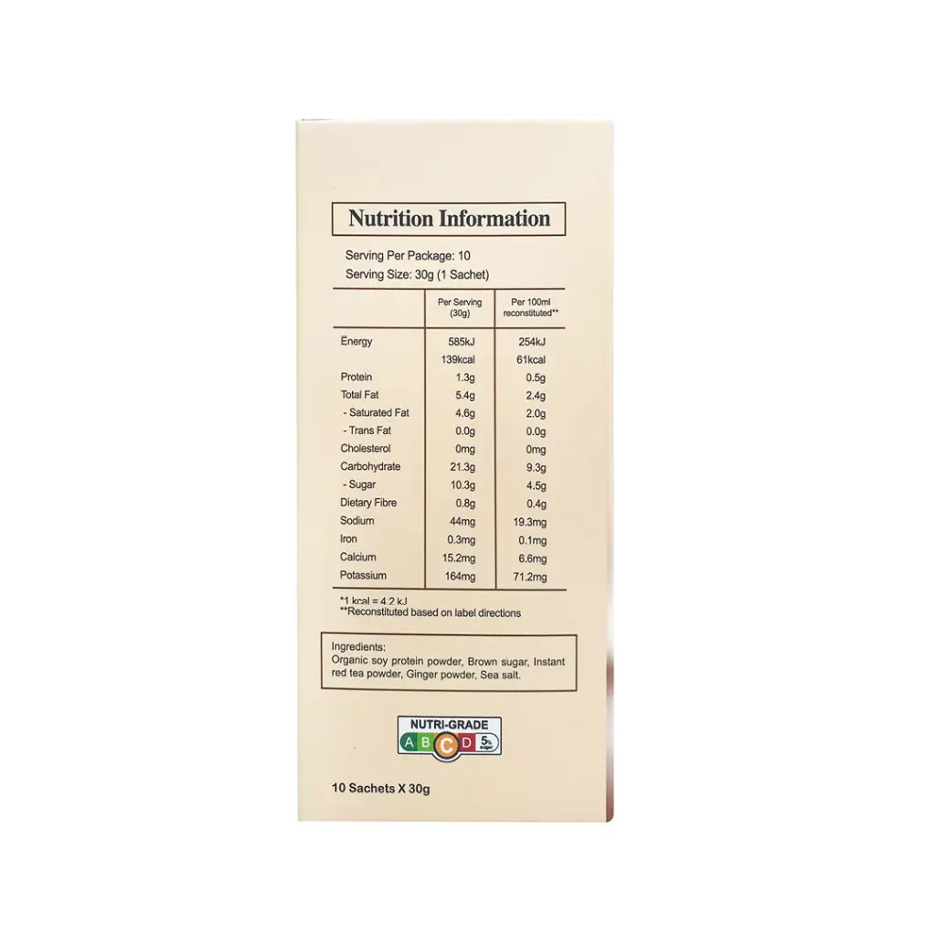 [YES NATURAL] Bentong Ginger Milk Tea (30g x 10)_03.webp