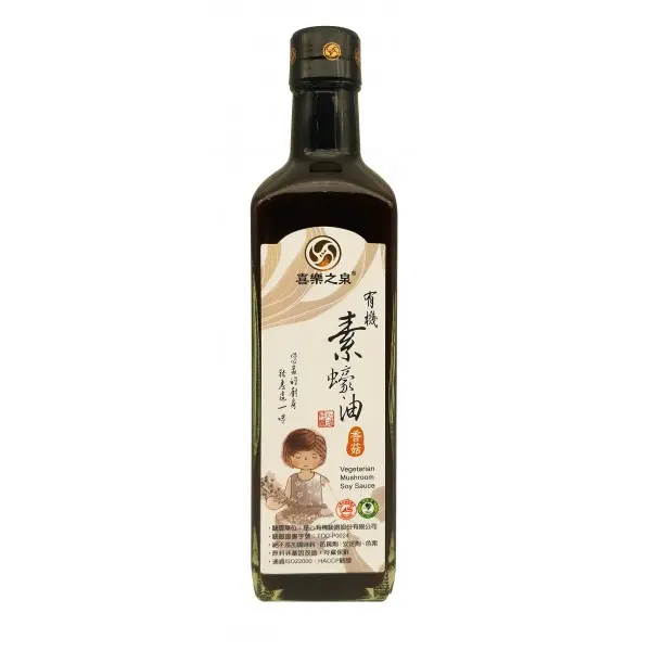 [JOYSPRING] Organic Vegetarian Mushroom Soy Sauce (500ml)