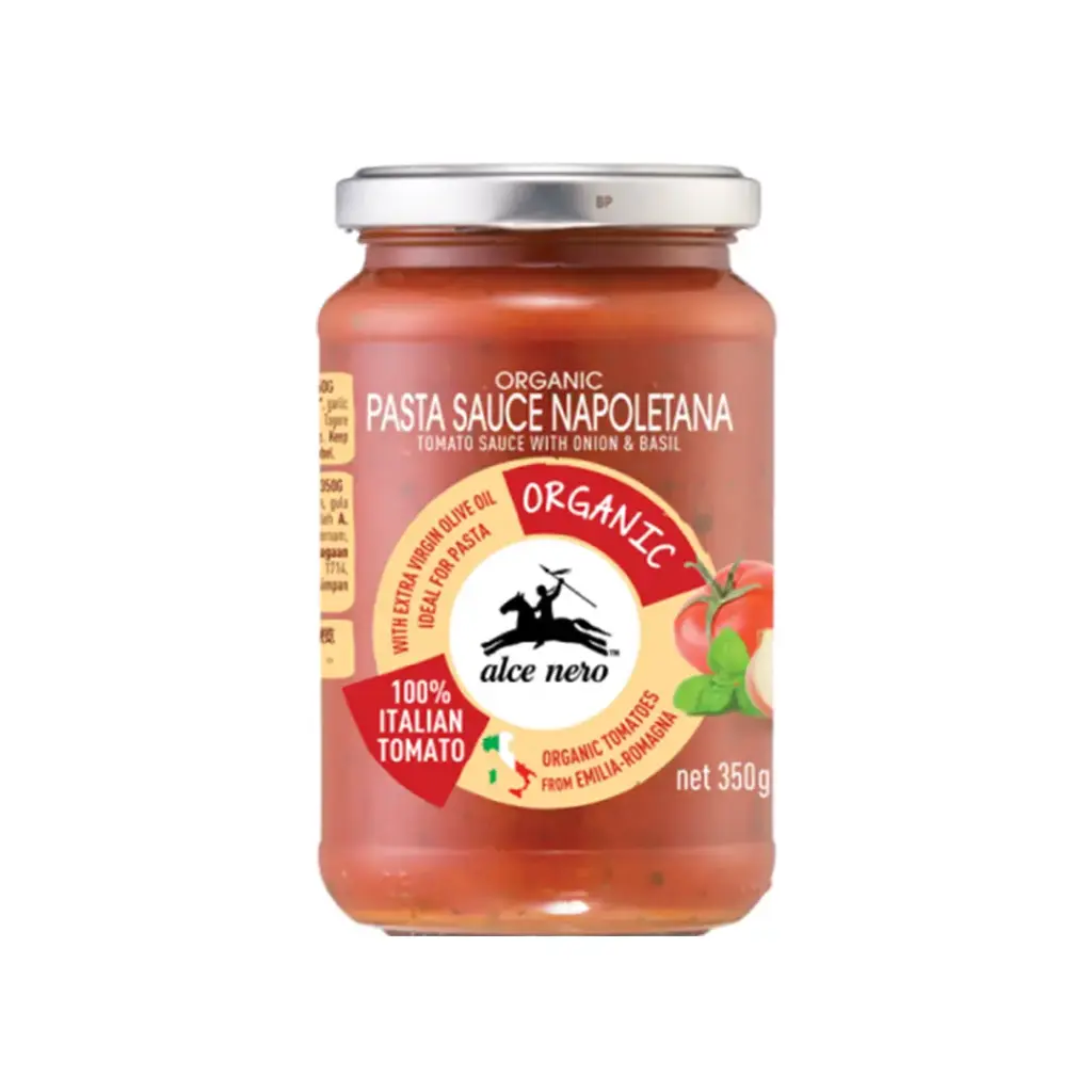 [ALCE NERO] Organic Pasta Sauce with Onion and Basil (350g)