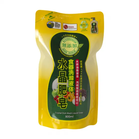 [水晶肥皂] Crystal Dish Wash Liquid Soap Refill (800ml)