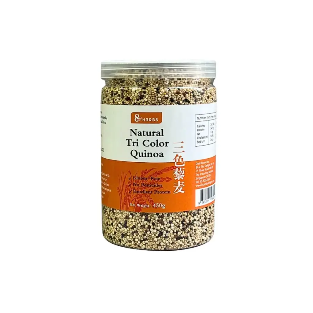 [8 HERBS] Natural Tricolor Quinoa (450g)