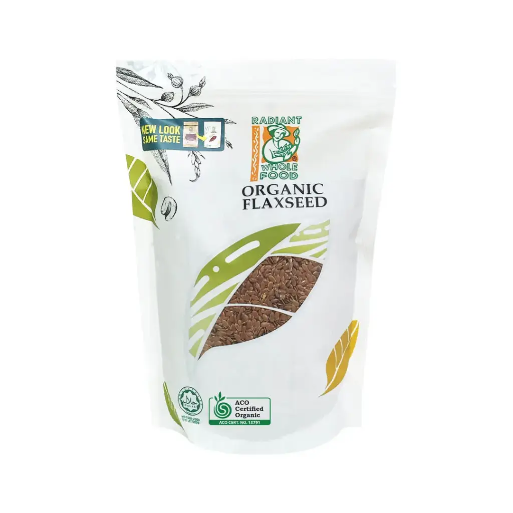 [RADIANT WHOLE FOOD] Organic Flaxseed (500g)