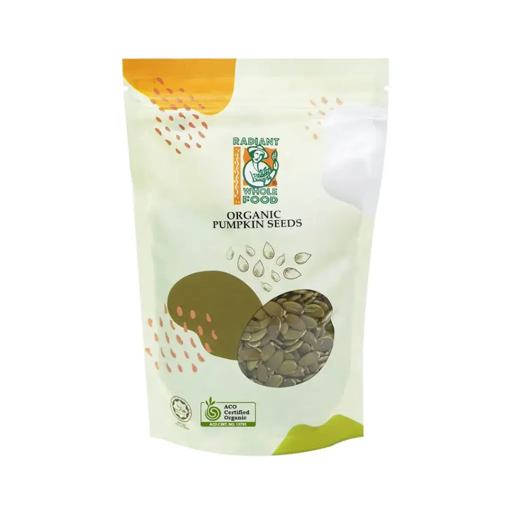 [RADIANT WHOLE FOOD] Organic Pumpkin Seed (200g)