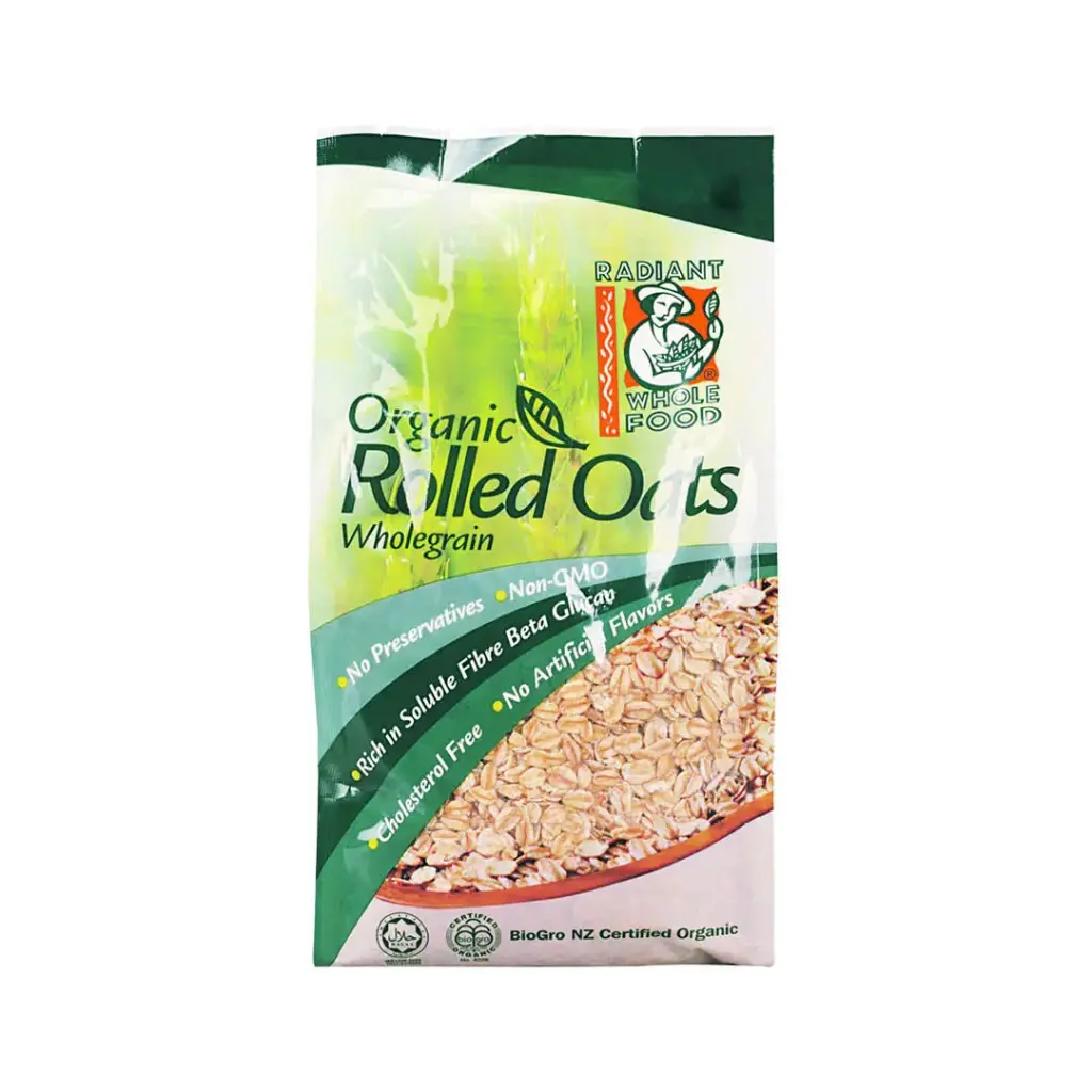 [RADIANT WHOLE FOOD] Organic Rolled Oats (500g)