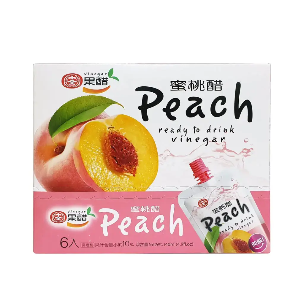 [SHIH CHUAN] Peach Vinegar Drink (140ml x 6)