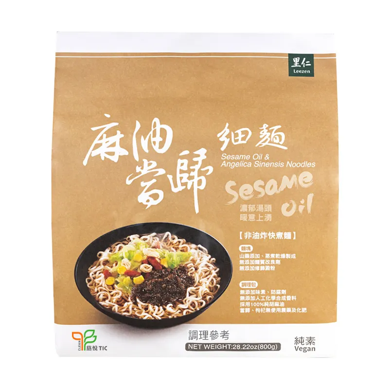 [LEEZEN] Sesame Oil & Angelica Sinensis Noodle (800g)