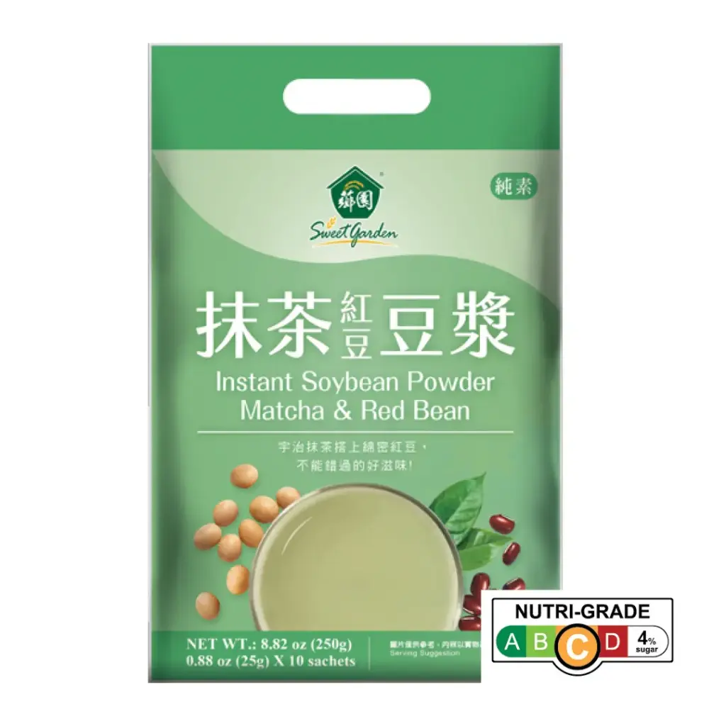 [SWEET GARDEN] Instant Soybean Powder Matcha & Red Bean (25g x 10 pkt)
