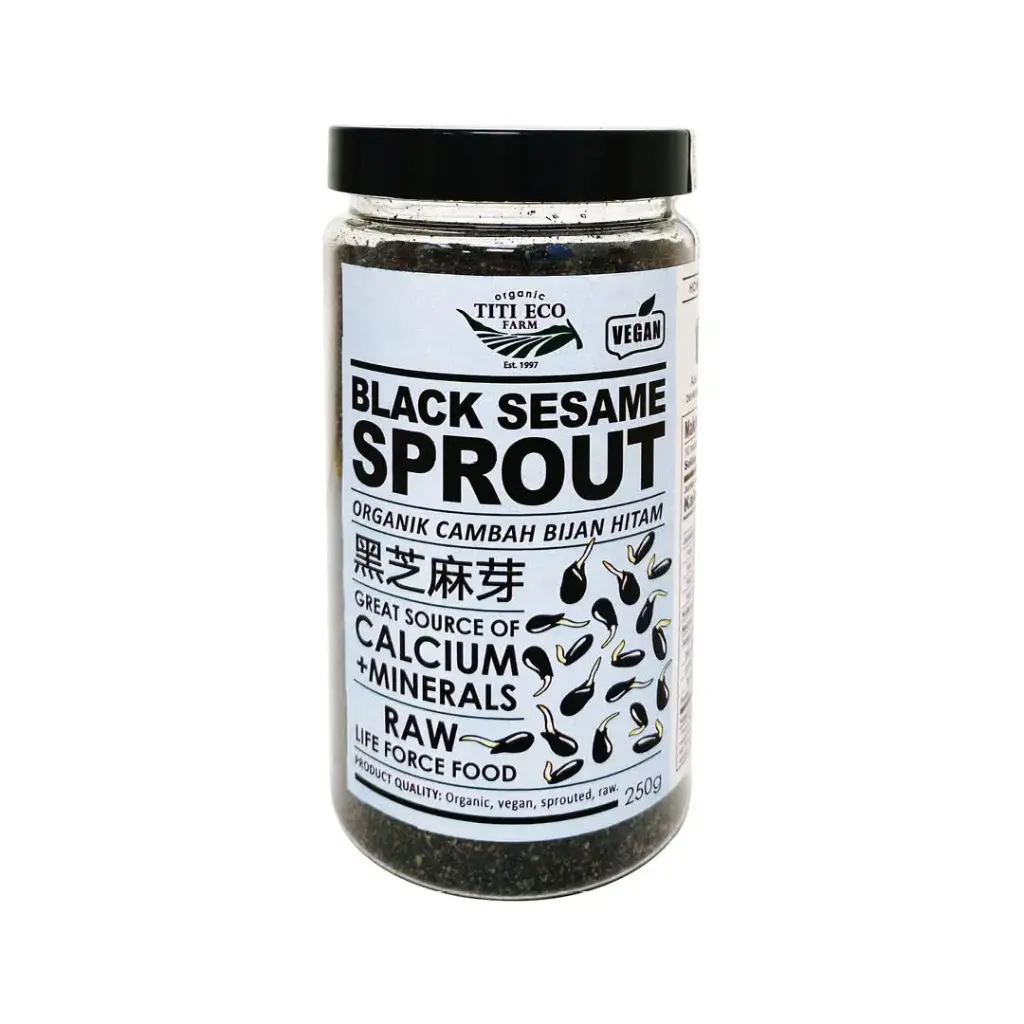 [TITI ECO FARM] Organic Black Sesame Sprout (250g)