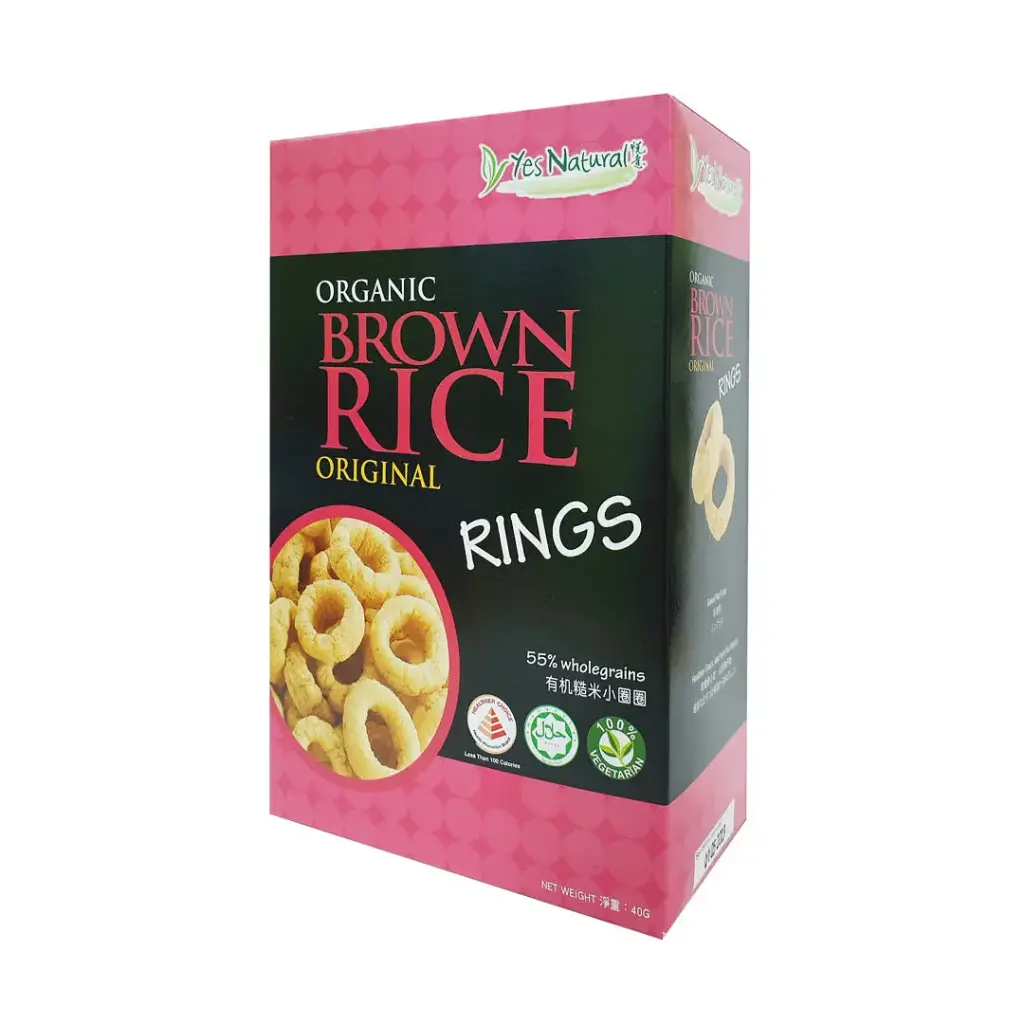 [YES NATURAL] Organic Brown Rice Ring Original (20g x 2 pkt)