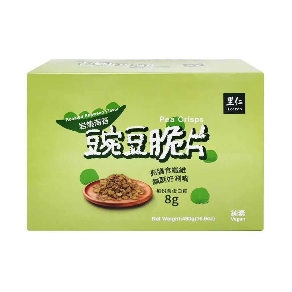 [LEEZEN] Pea Crisps (Roasted Seaweed Flavour (40g x 12 pkt)