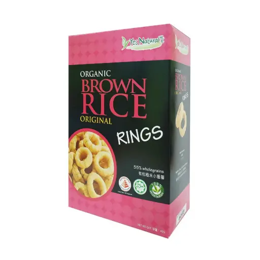 [SNC-SNK-20GX2-1199] [YES NATURAL] Organic Brown Rice Ring Original (20g x 2 pkt)