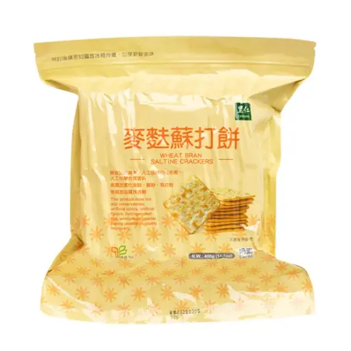 [SNC-BIS-400G-1103] [LEEZEN] Wheat Bran Saltine Cracker (400g)