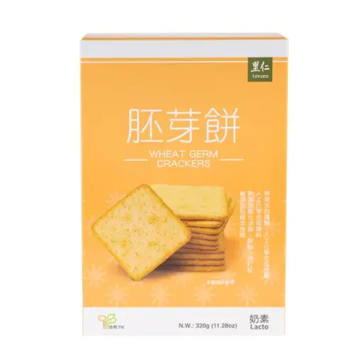 [SNC-BIS-320G-1105] [LEEZEN] Wheat Germ Crackers (320g)