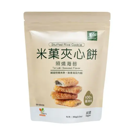 [SNC-BIS-65G-984] [LEEZEN] Stuffed Rice Cookie Teriyaki Seaweed Flavor (65g)